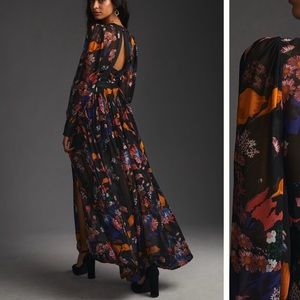 Mauve Maxi dress Anthropologie